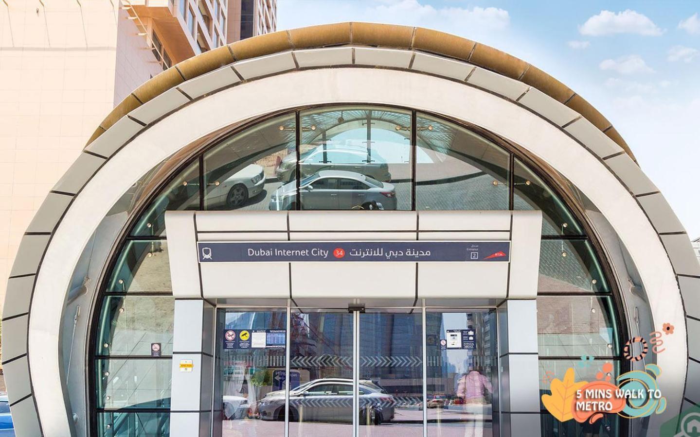 Nomad Partition Room In Barsha Heights 3 Mins To Icm Metro Dubai Exterior foto